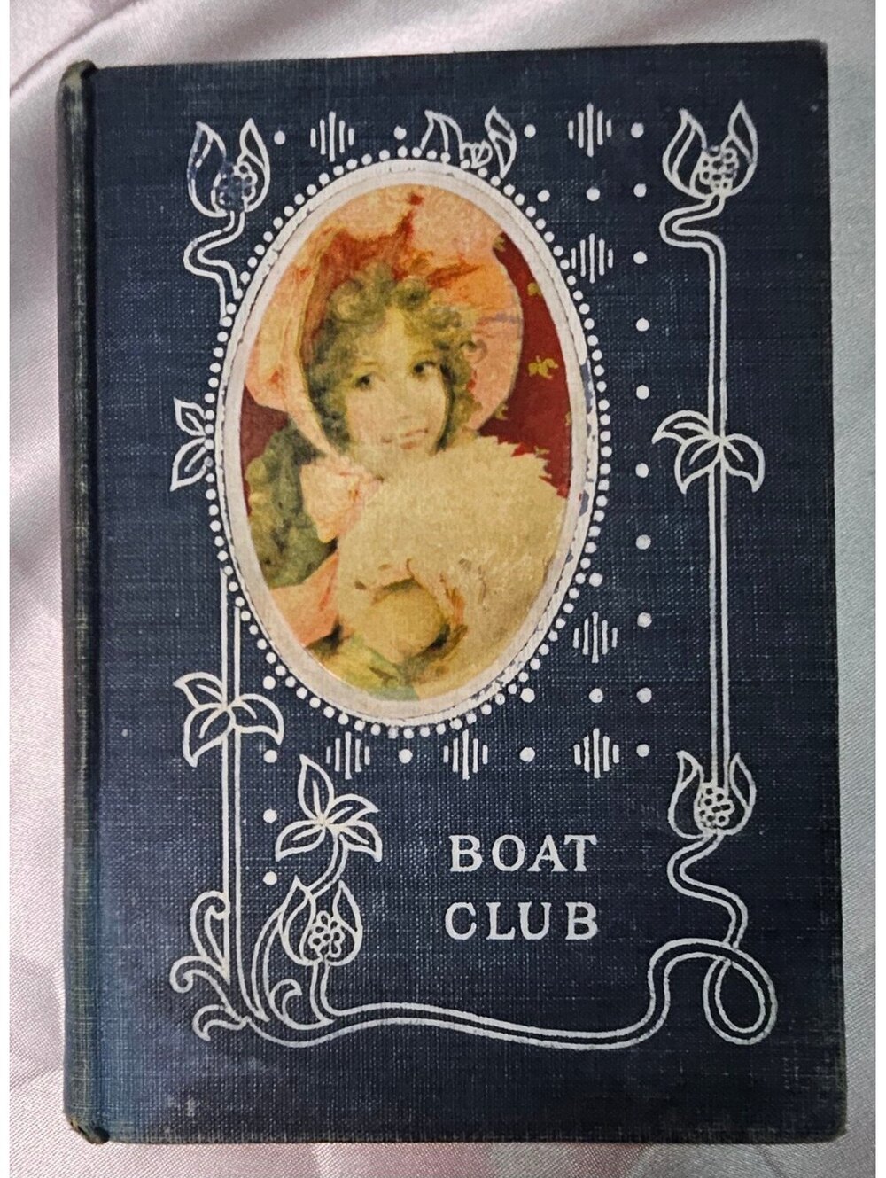 Antique The Boat Club Oliver Optic Hurst & Co Hardcover Illustrated Book